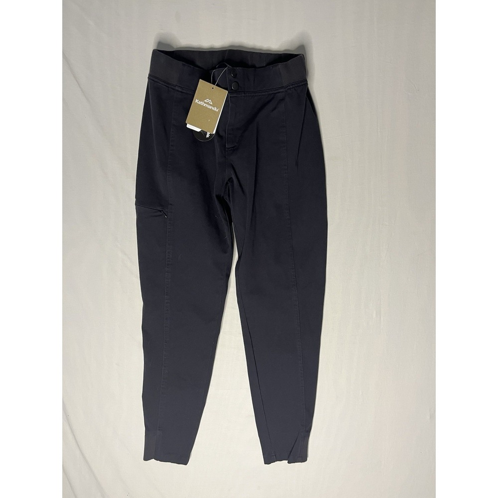 NWT Kathmandu Federate Tech Oants Women's Size 12 Graphite Gray Tapered Pockets